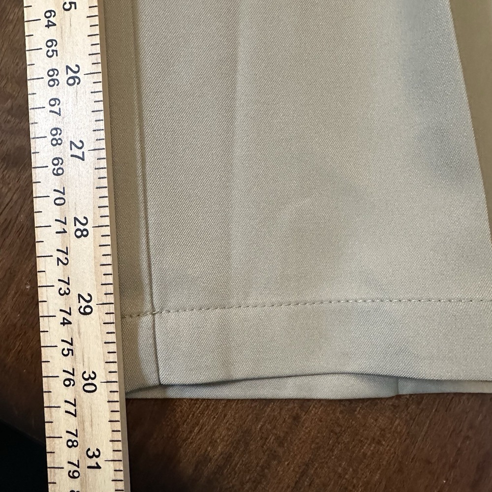 Bundle 2 Men's Haggar Cool 18 Pro Classic Fit Chino Pants 44x30 Khaki Black Golf - Picture 15 of 15